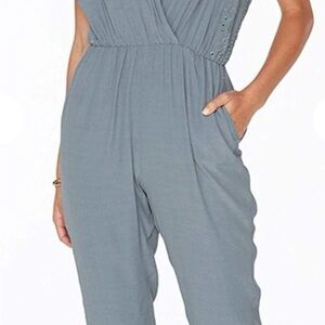 L space jumsuit in slate